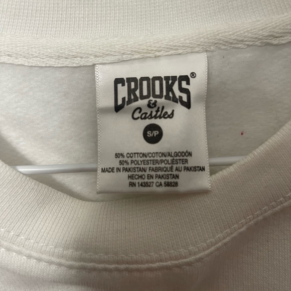 white crooks&castles crewneck - Picture 3 of 3